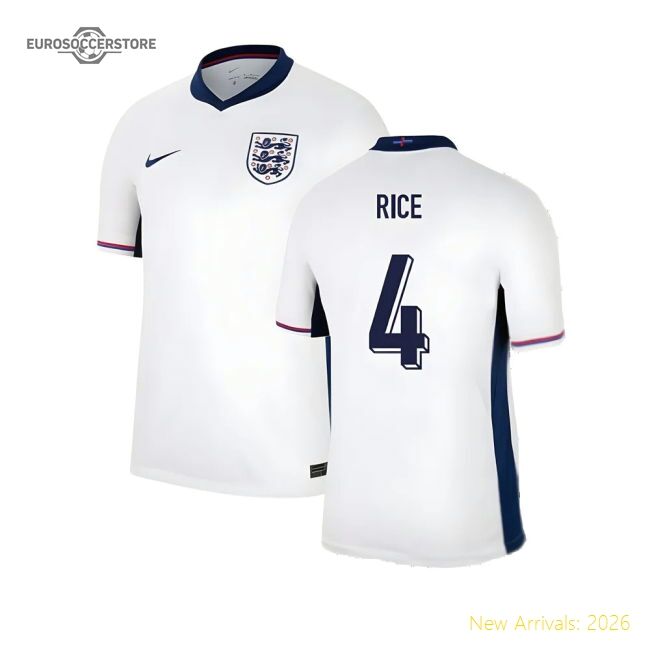 Premium England 2024-2025 Official Home Jersey Breathability