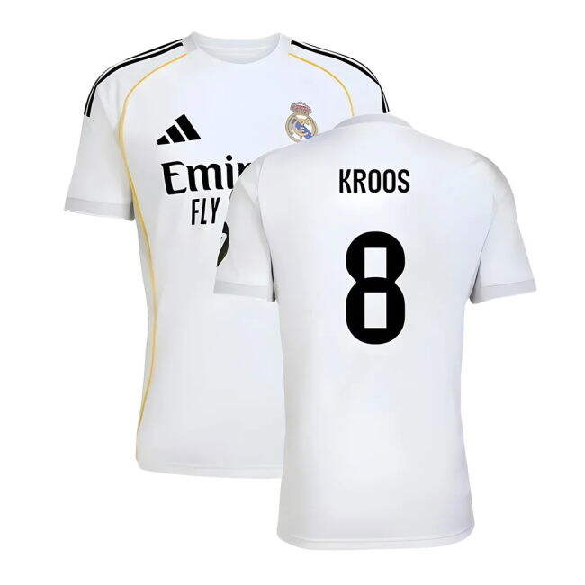 Camiseta Real Madrid Hombres Local 2025-2026 - Alta Calidad - Kroos 8