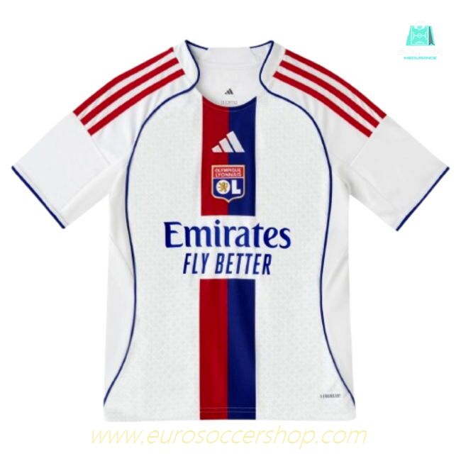 2025-2026 Olympique Lyon Home Shirt (Kids)
