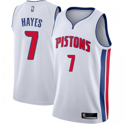Pistons #7 Killian Hayes Performance 2024 Icon NBA Jersey - White