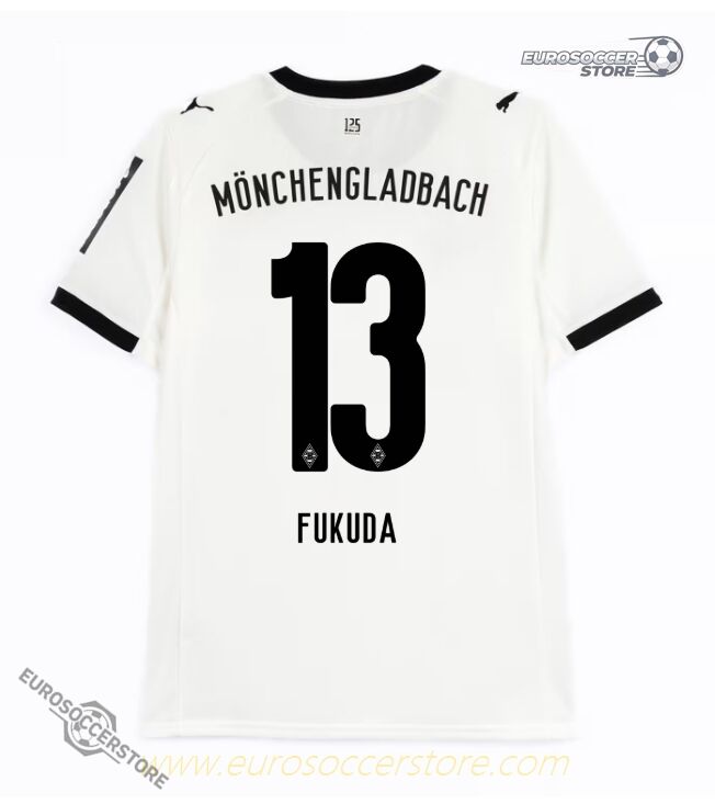 Borussia Monchengladbach 25-26 Home FUKUDA 13 Football Jersey