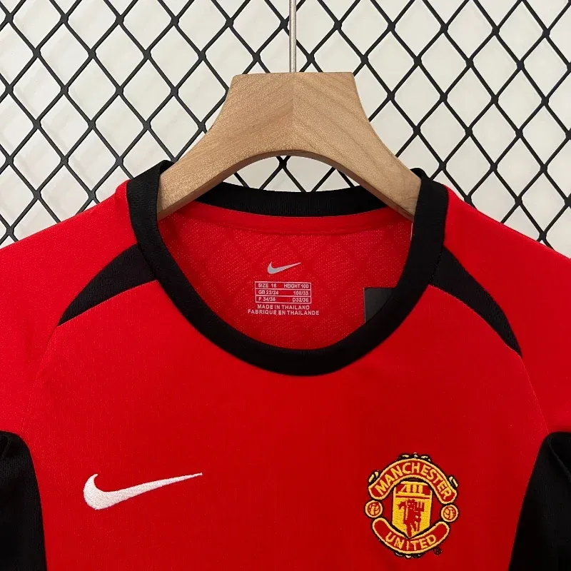 2002-2004 Kids Manchester United Jersey retro kit