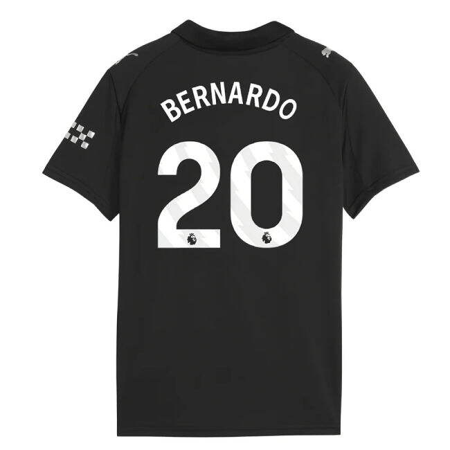 Men's 2025-2026 Man City Away Mini Kit (Bernardo 20)