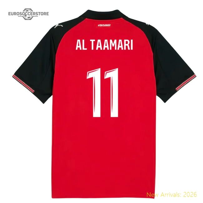 Match-Day 2025-2026 Stade Rennais Home Shirt (Al Taamari 11)