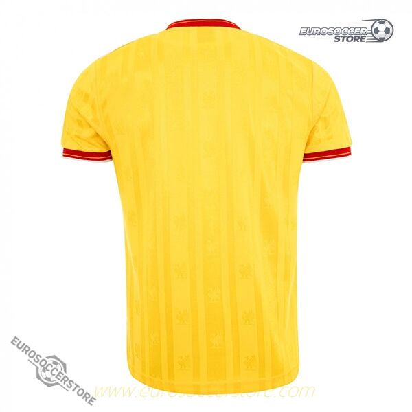 Retro Away Yellow Jersey of Liverpool from the 1985-1986 Season