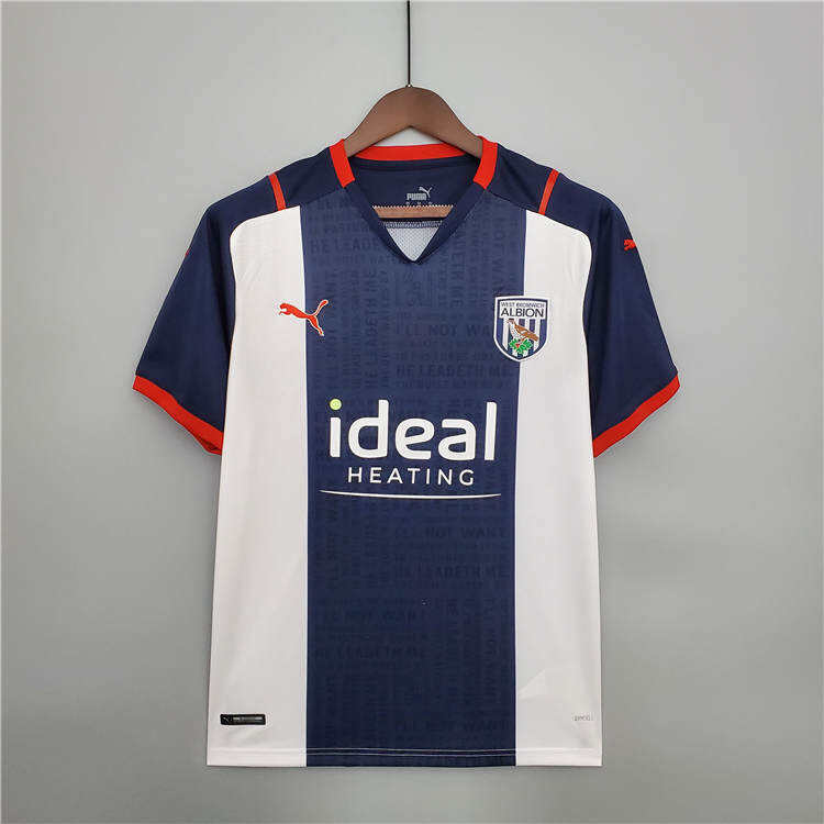 West Bromwich Albion 21-22 Home Soccer Jersey Football Shirt -