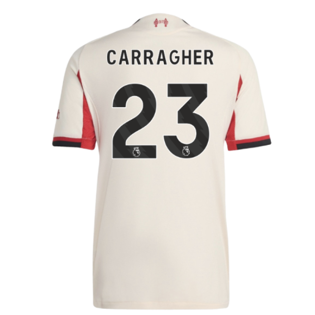 Liverpool 2025-20 Away Football Shirt Carragher 23 Edition L S