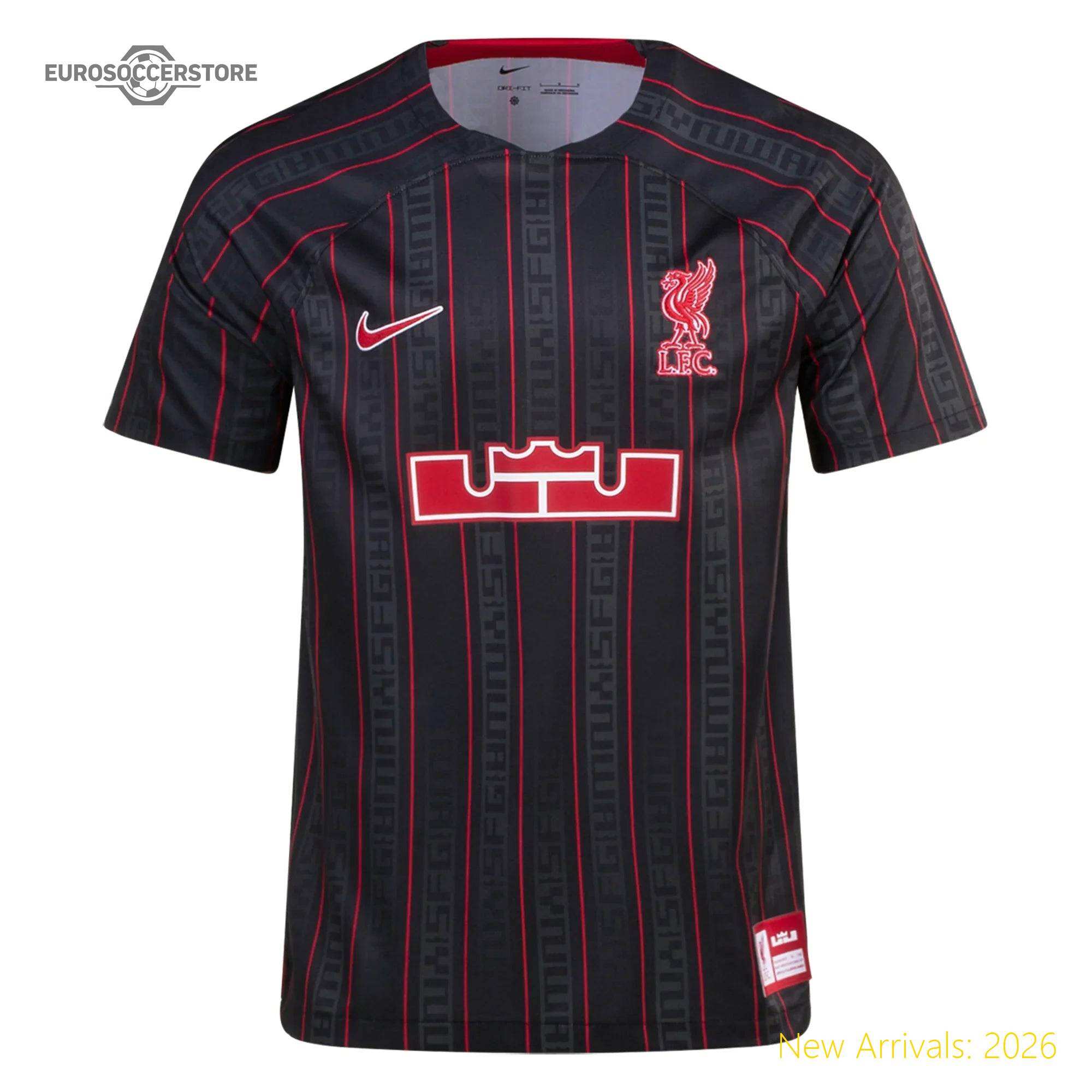 Men Liv Liverpool X Lebron James Durable Unknown Jersey 2023