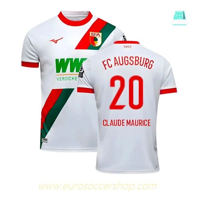 2025-2026 FC Augsburg Home Shirt (Claude Maurice 20)