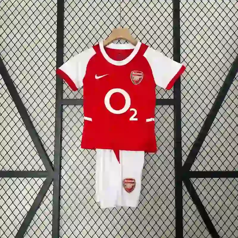 2002-2004 Kids Arsenal Jersey retro kit