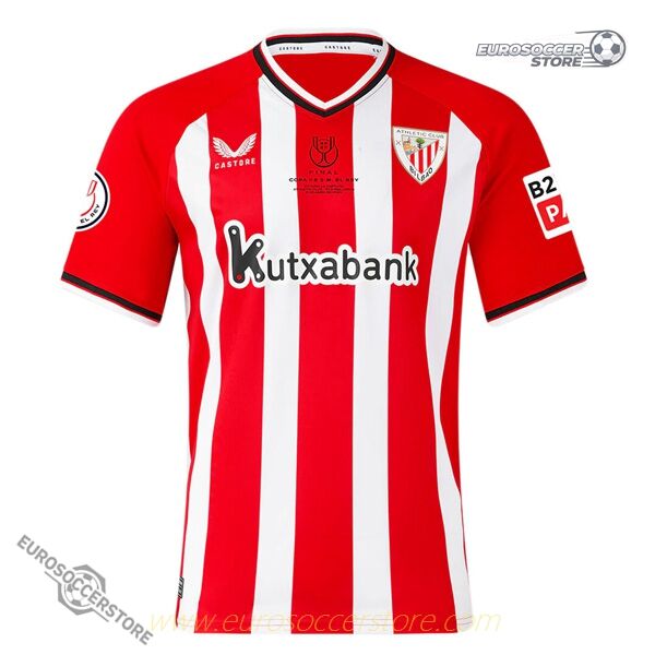 23-24 Athletic Bilbao Home Jersey for the Copa Del Rey Final