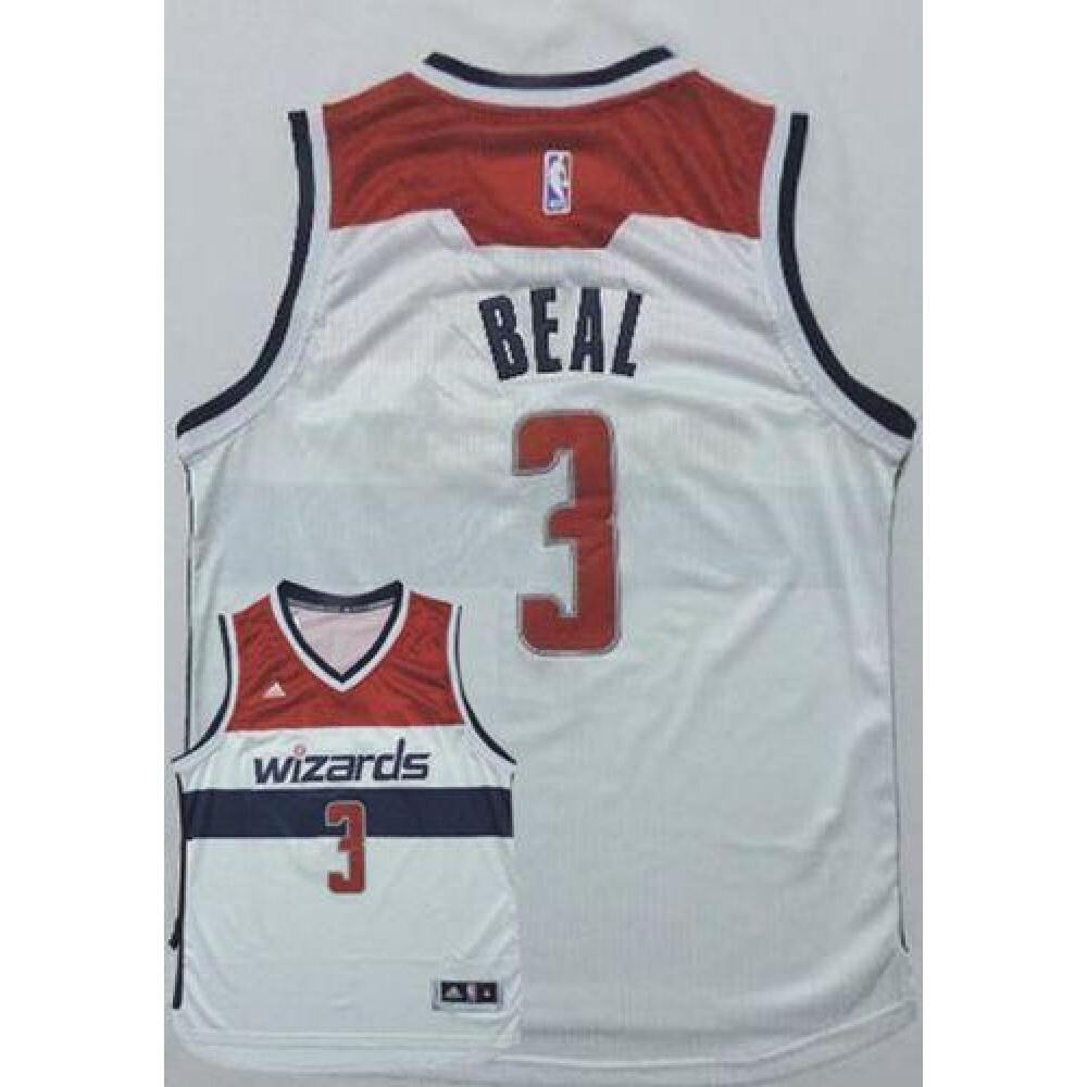 Affordable Men's Washington Wizards #3 Bradley White Basketball Jersey