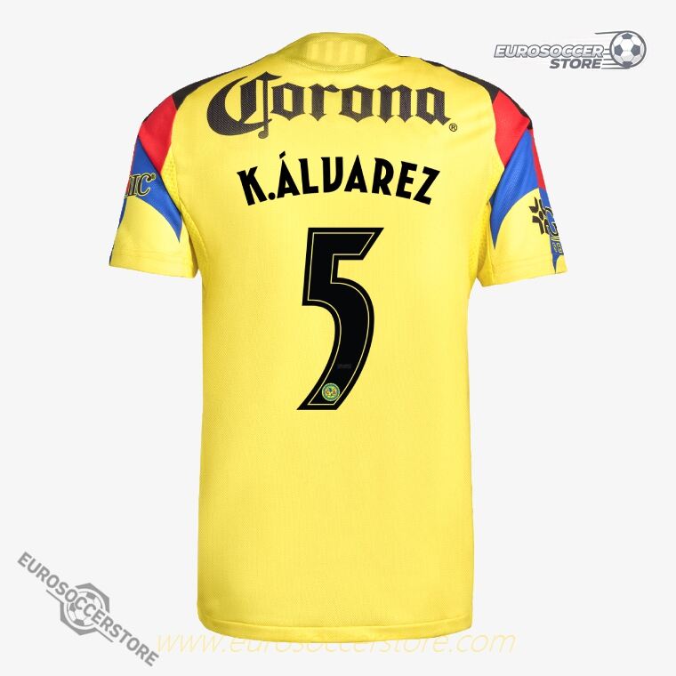 Club América Home Jersey 25-26 (Player Version) featuring K.ÁLVAREZ 5