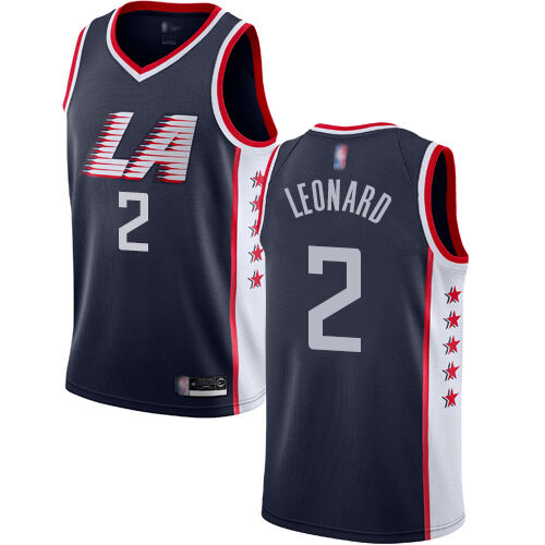 Clippers #2 Kawhi Leonard Durable 2018 City NBA Jersey - Green