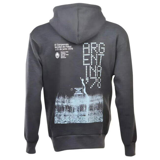 Pennarello: World Cup Argentina 1978 Zipped Hoodie -Charcoal
