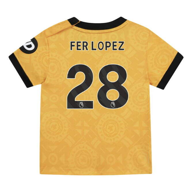 Durable Material Wolves Wolves Home Baby Kit Fer Lopez #28 Fresh L...