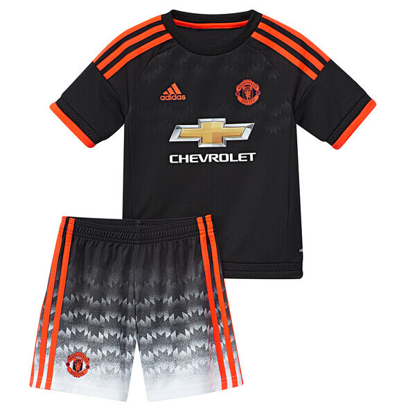 Kids Manchester United 2015-16 Third Soccer KitsShirtShorts -