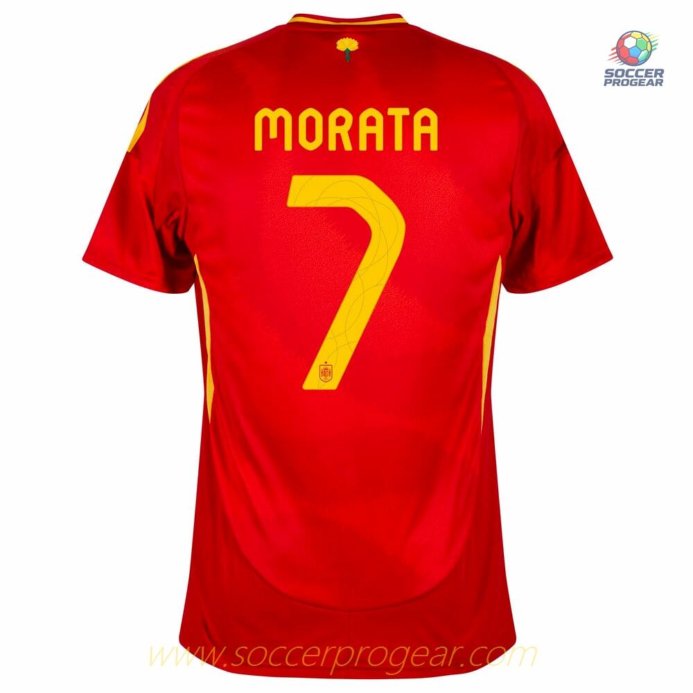 Spain Home Team Football Jersey 2024/25 Collection Morata