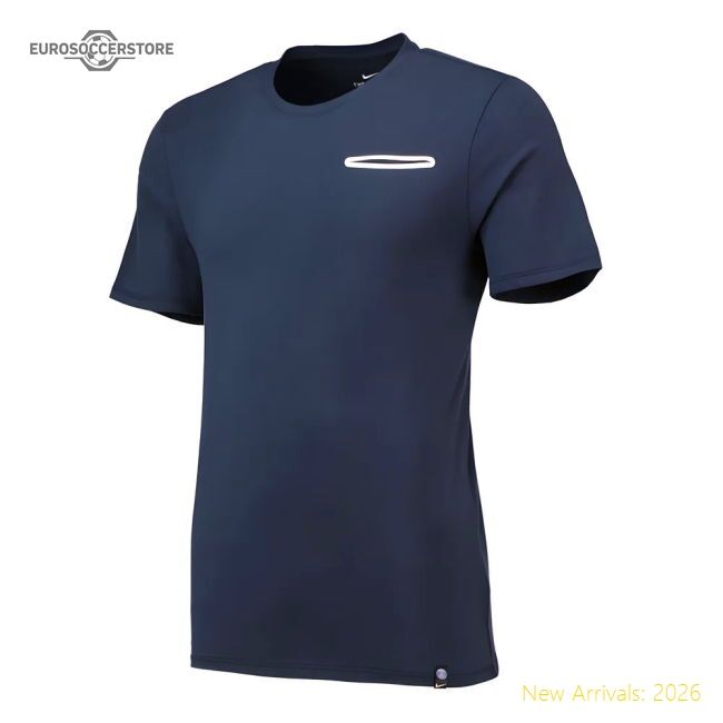 Popular Top-Quality 2018-2019 Psg Nike Pocket Travel Tee (Navy)