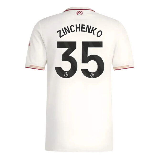 Arsenal Third Football Shirt 2025-20 - Zinchenko 35 L S