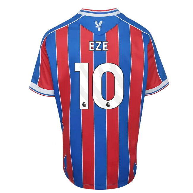 2025-2026 Crystal Palace Home Shirt (Kids) (Eze 10) (Limited Edition)