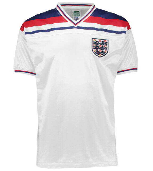 Minimalist Score Draw England World Cup 1982 Home Shirt (Your Name) Spiritual