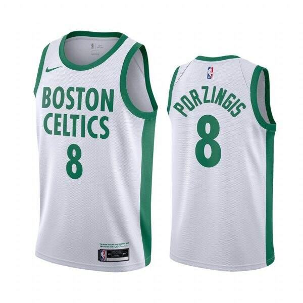 Celtics Kristaps Porzingis #8 Professional 2020 City NBA Swingman