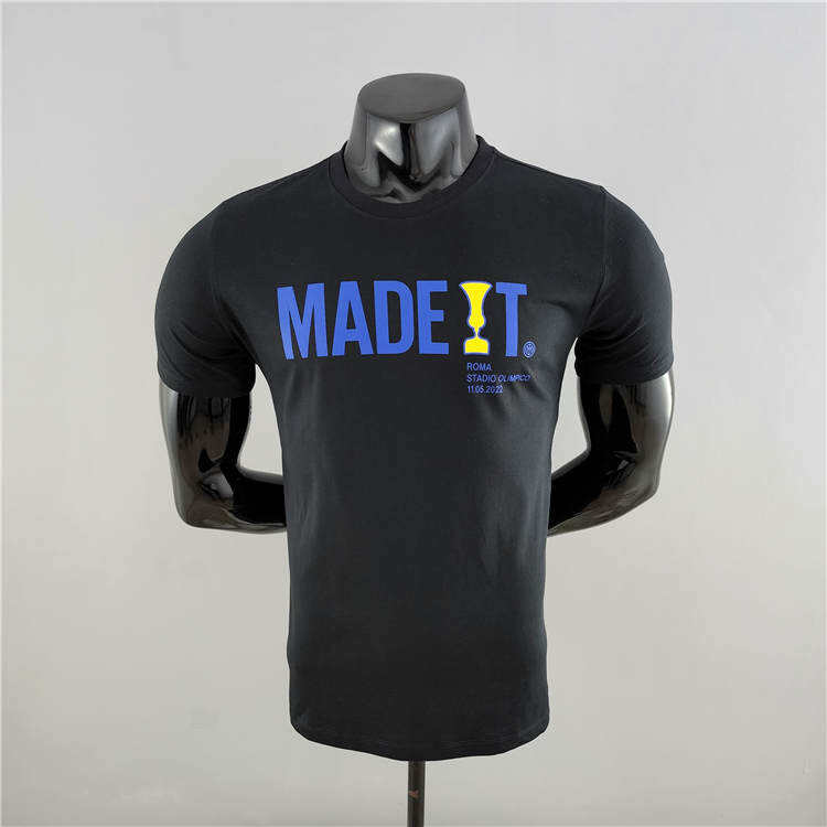 21-22 Inter Milan Champion Black T-Shirt - Official Replica 6728