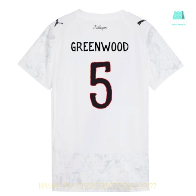2025-2026 KIDSUPER x Manchester City CWC Shirt (White) - Womens (Greenwood 5)