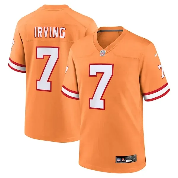 None Game NFL Jersey - Orange | Top-Grade Football Apparel | NFL Footb