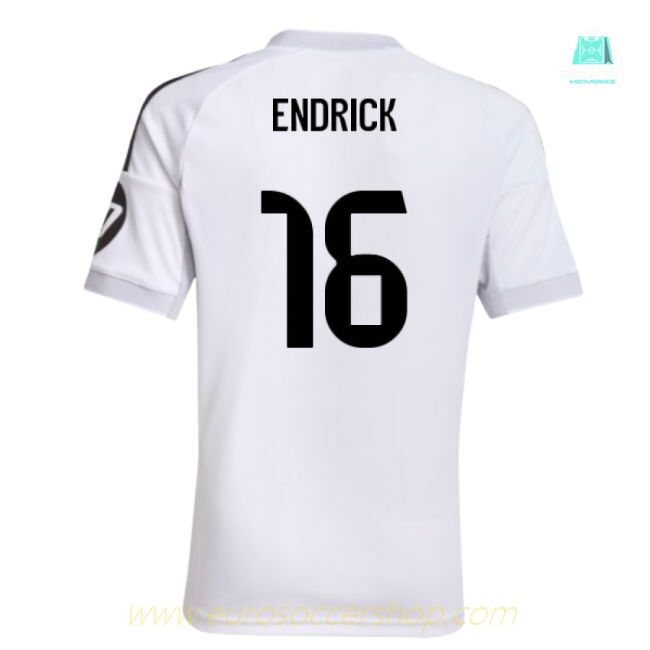 2025-2026 Real Madrid Home Shirt (Kids) (Endrick 16)
