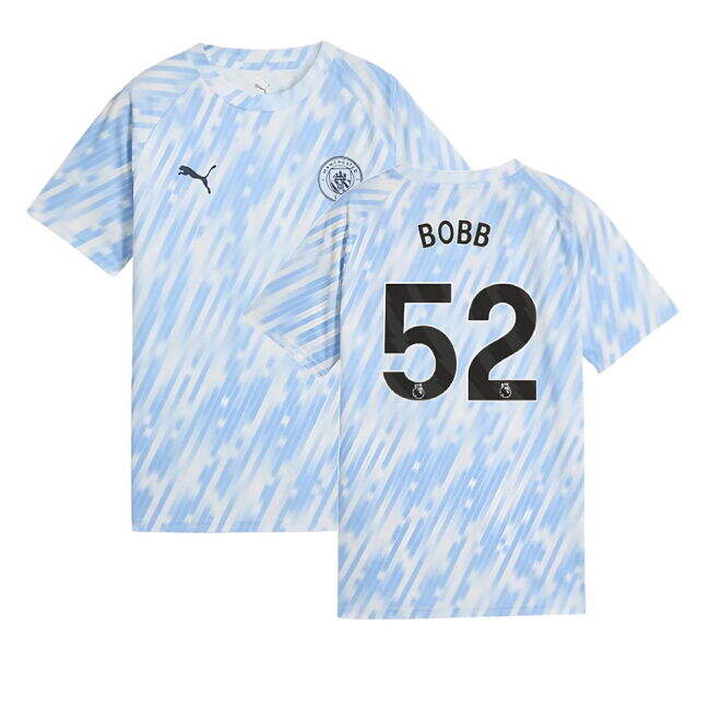 Match Worn Style Man City Home Player Jersey 2025-2026 (Kids) (1)