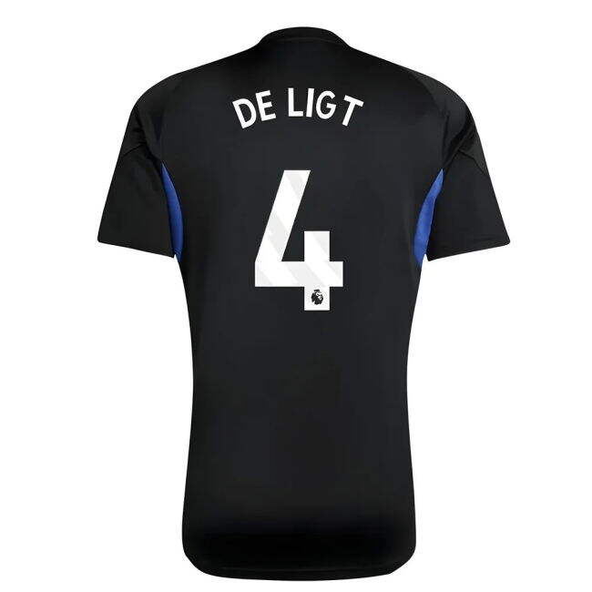 Man Utd 2025-20 Training Football Kit De Ligt Name & Number L M S Kids