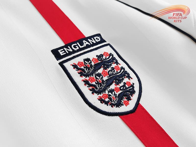 Main Football Jersey of England year 2002 WC Finals