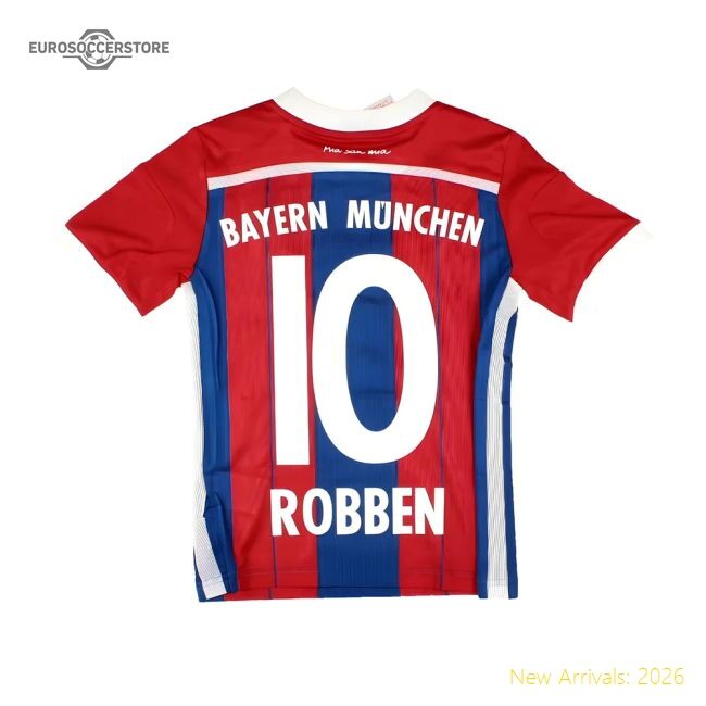 Top-grade Bayern Munich 2014-15 First Jersey (sb) Robben 10 (bnwt)