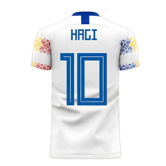 Authentic Replica Romania Away Fan Shirt for Adults (HAGI 10)