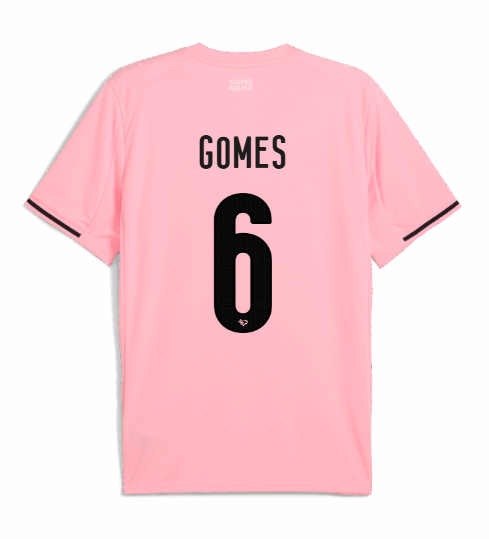 Palermo's 25-26 Home Jersey with GOMES 6 Printing