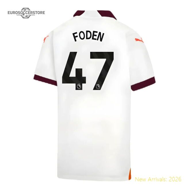 Official Epl Premier League Team Foden Away Jersey Climate Control