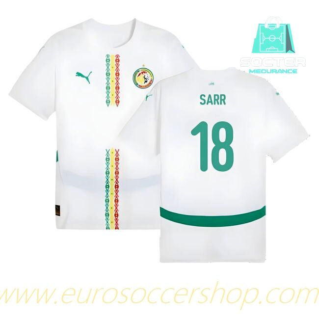 2024-25 Collection Senegal Home Football Shirt (Sarr 18)