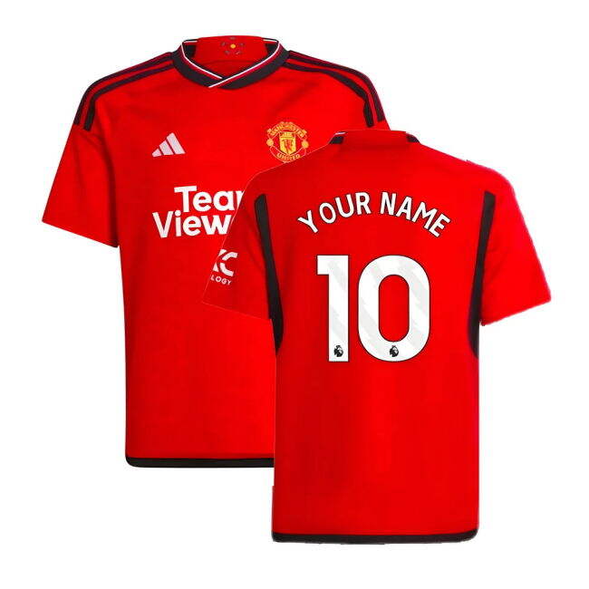 Kids Man Utd Soccer Club Sophisticated Home Football Shirt