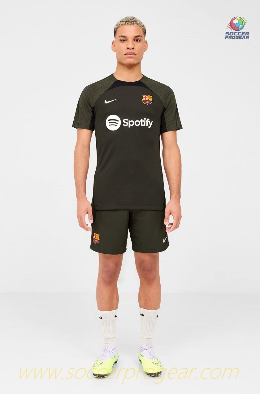 Barca Green Training Team Shirt 2023 2024