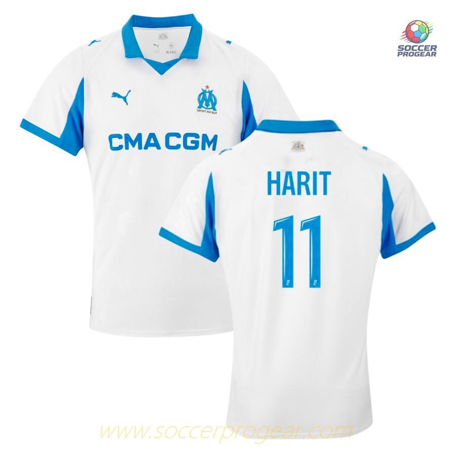 OM Official Home Team Soccer Team Shirt 2025/26 Collection Harit