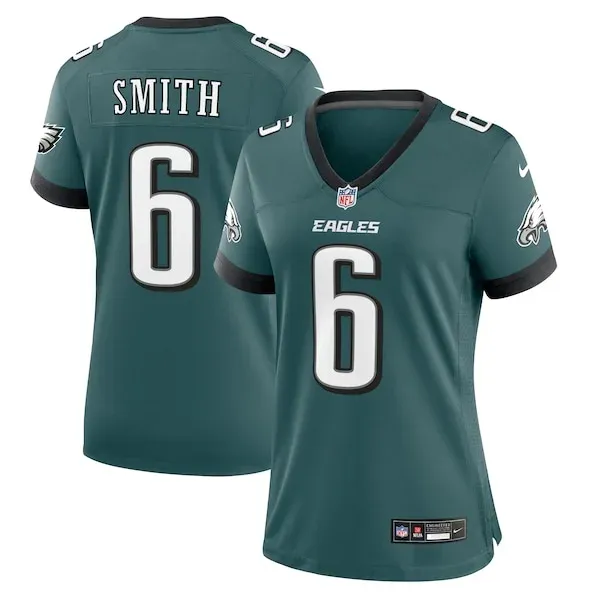 None Smith Philadelphia Game Jersey - Green | NFL Player Jersey