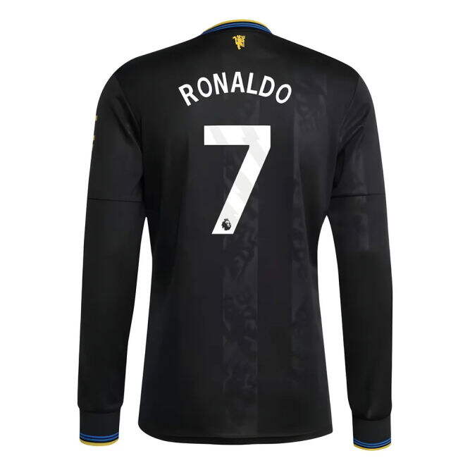 2025-2026 Man Utd Long Sleeve Third Shirt (Ronaldo 7) (Match Day)