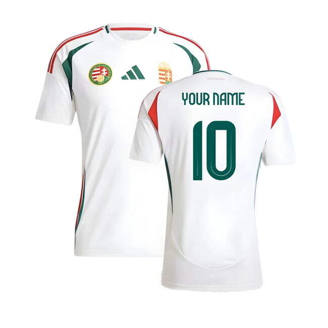 2024-2025 Hungary Away Shirt (Your Name) Oranje Oranje Performance