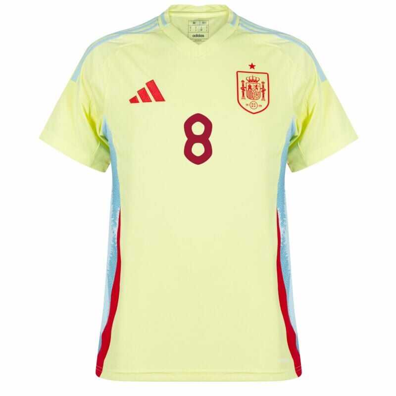 Spain Away Football Soccer Shirt 2024-25 Edition Pedri