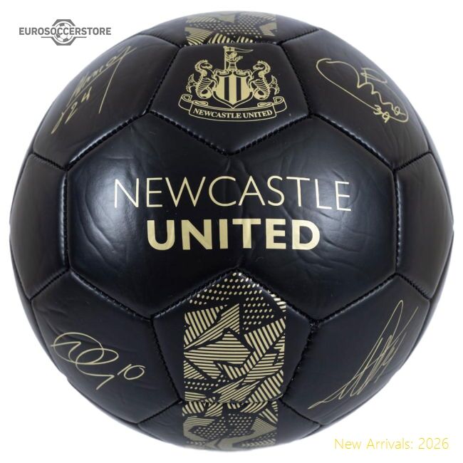 Official Newcastle United Fc Sig Gold Phantom Football - Premium