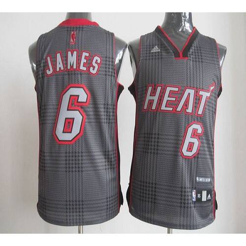Miami Heat LeBron #6 Pro Series Player Jersey Classic Style Athletic