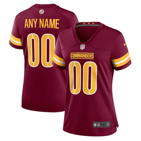Performance None Game Jersey - Premium Burgundy NFL Fan Jersey | Ga...