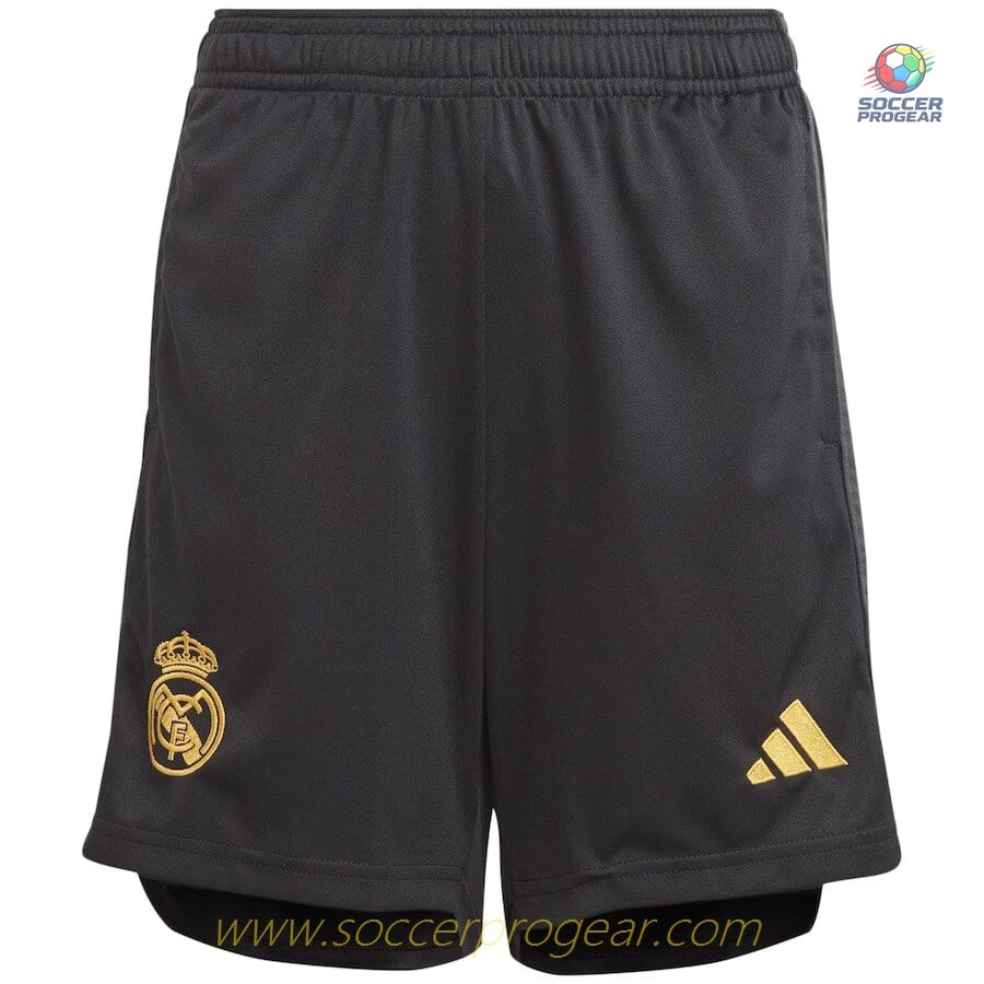 Real Madrid 2023 2024 Third Children's Edition Football Kit Team Shirt